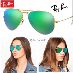 Ray Bans Mirrored Aviators